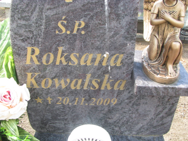 Roksana Kowalska 2009 Chodzież Wielowyznaniowy - Grobonet - Wyszukiwarka osób pochowanych